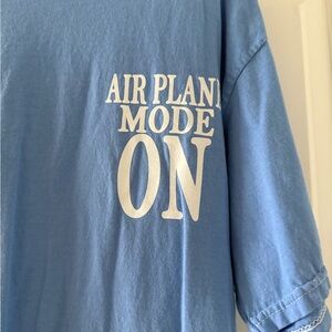 Anvil Light Blue Cotton T-Shirt